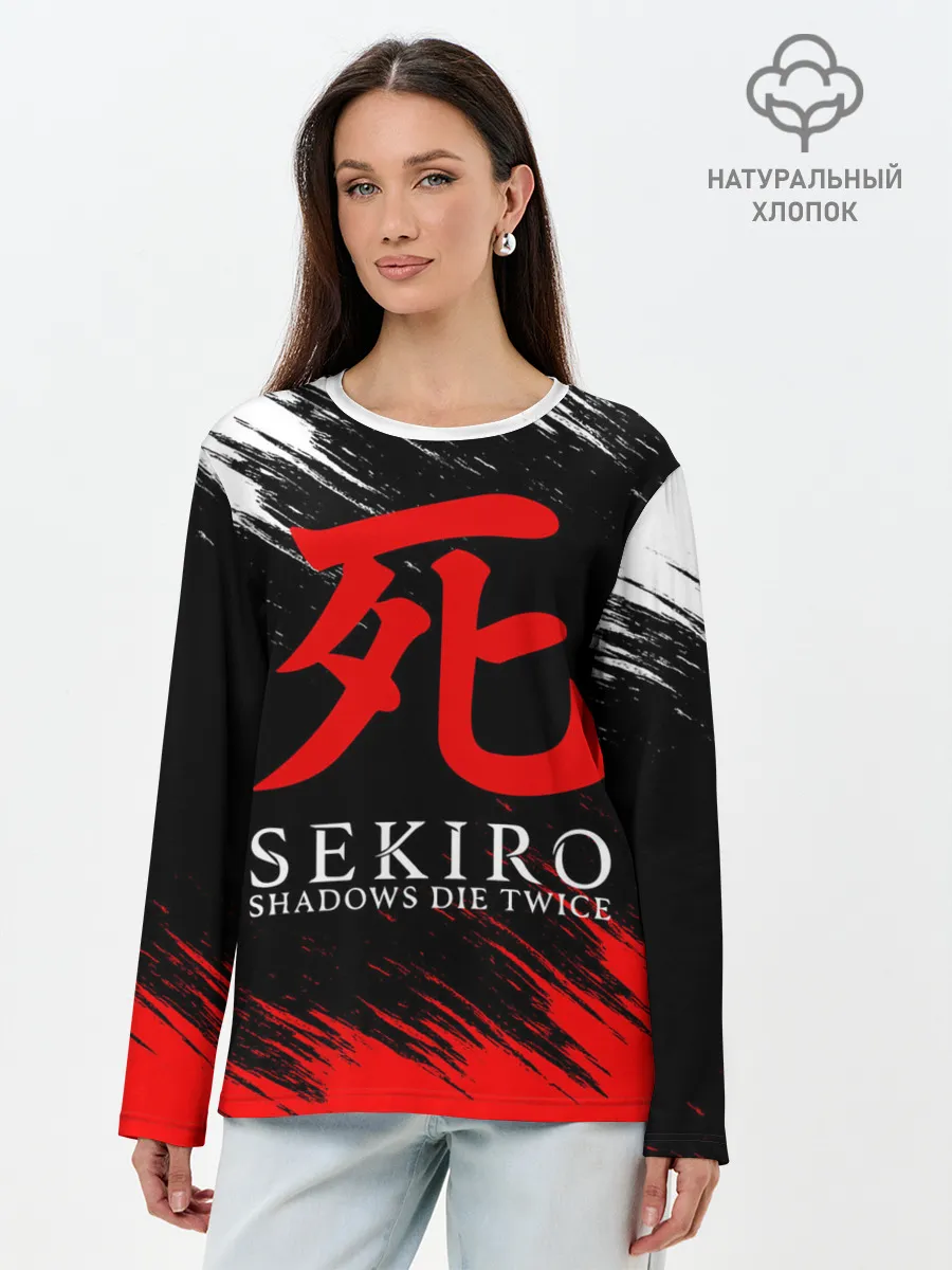 Лонгслив женский. Хлопок / Sekiro: Shadows Die Twice 12