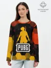 Лонгслив женский. Хлопок / PUBG / ПАБГ
