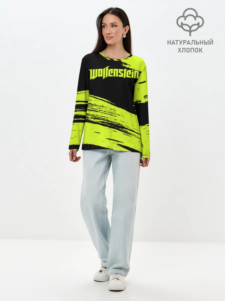 Лонгслив женский. Хлопок / Wolfenstein