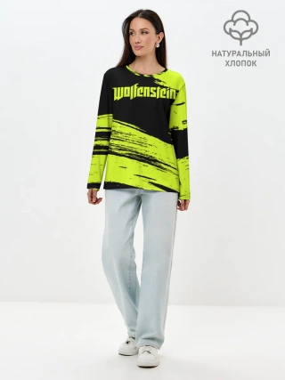 Лонгслив женский. Хлопок / Wolfenstein