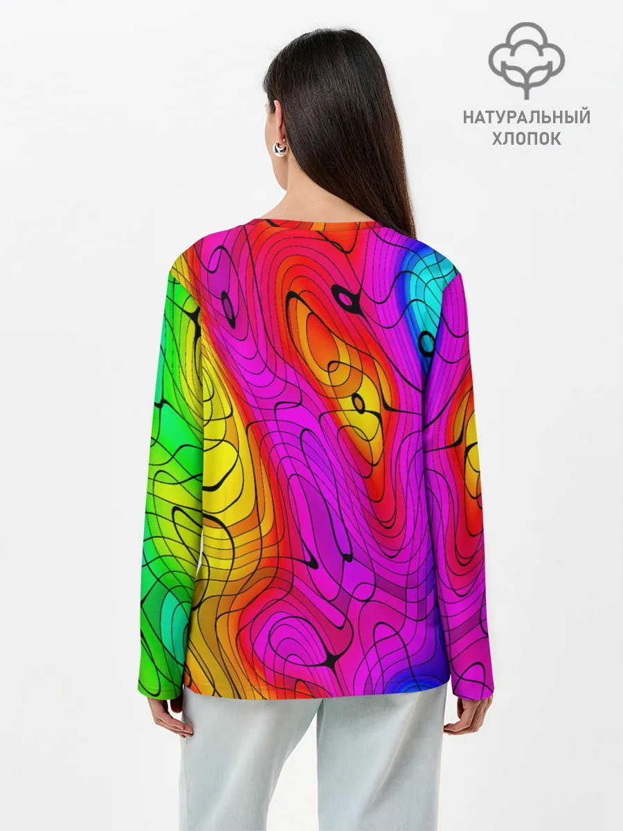 Лонгслив женский. Хлопок / Fall Guys