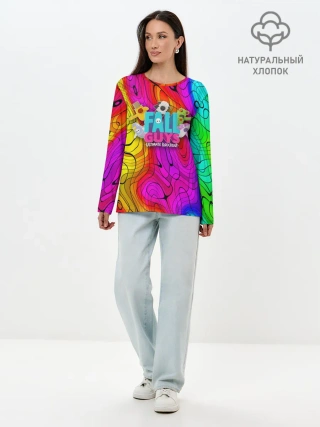 Лонгслив женский. Хлопок / Fall Guys