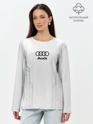 Лонгслив женский. Хлопок / AUDI