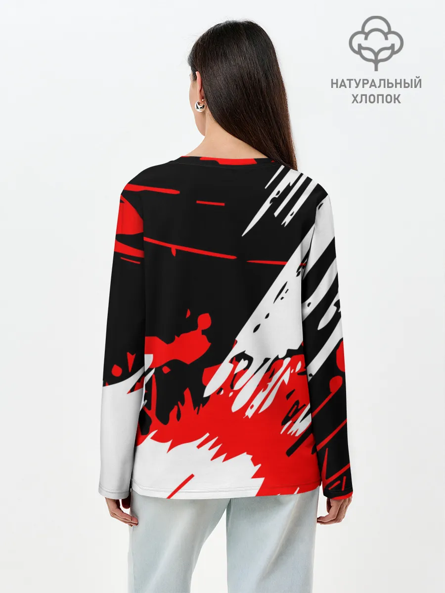 Лонгслив женский. Хлопок / Lil Peep