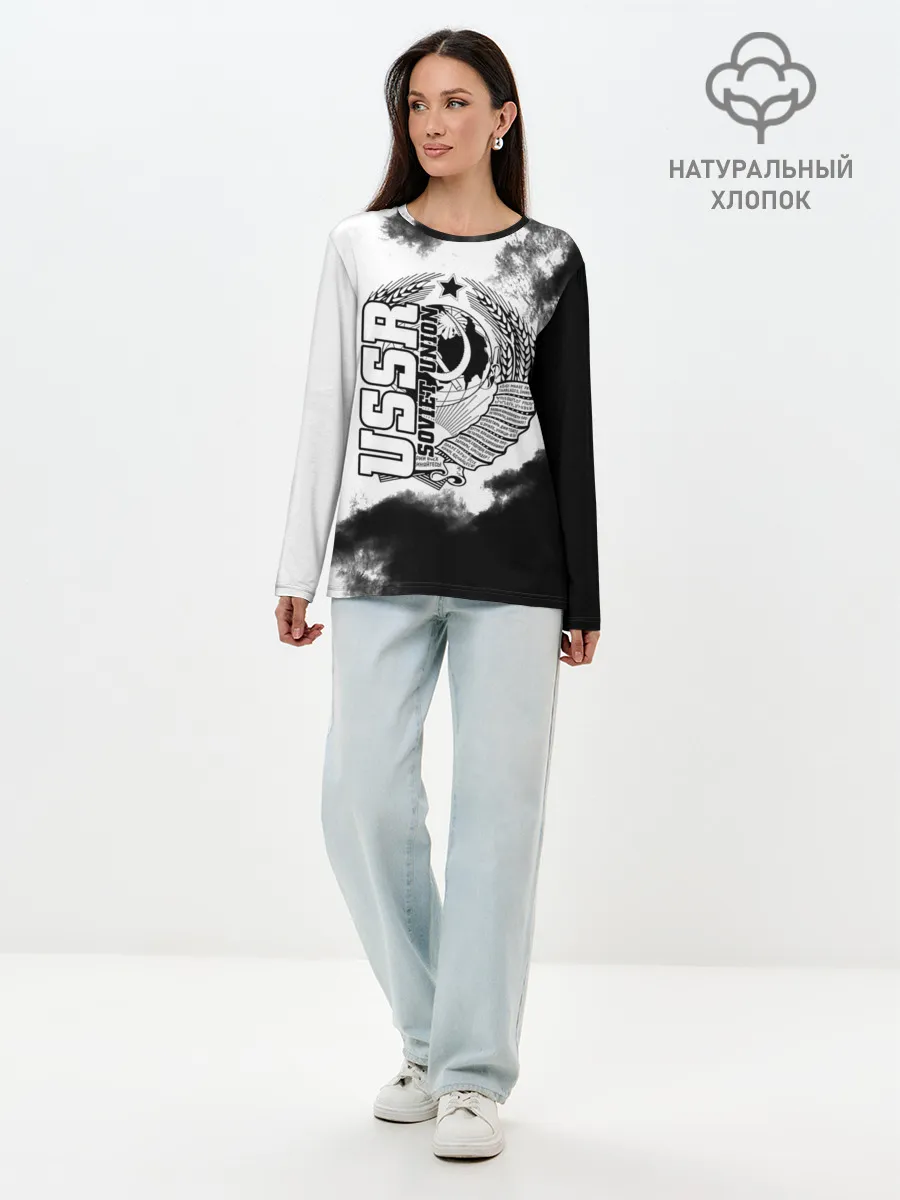 Лонгслив женский. Хлопок / СССР