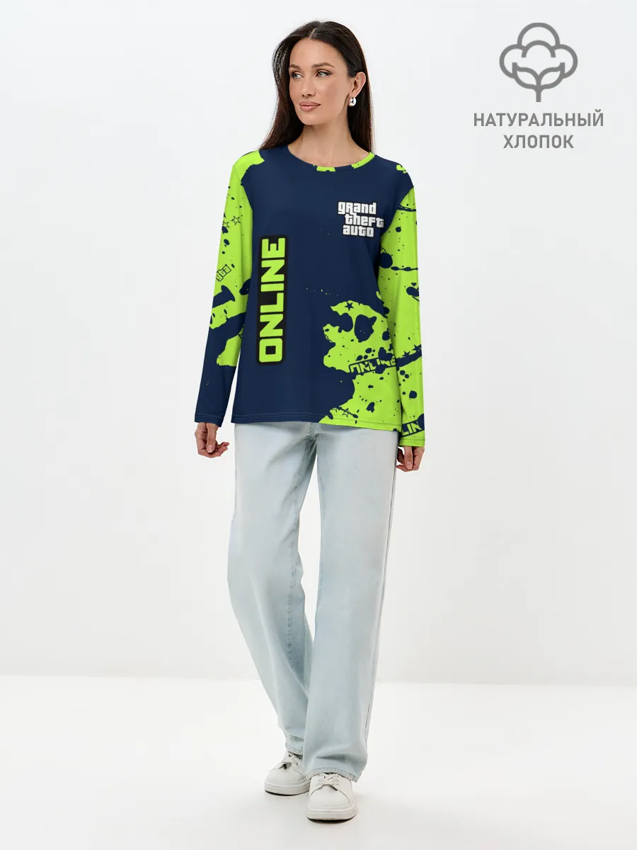 Лонгслив женский. Хлопок / GTA ONLINE / ГТА ОНЛАЙН