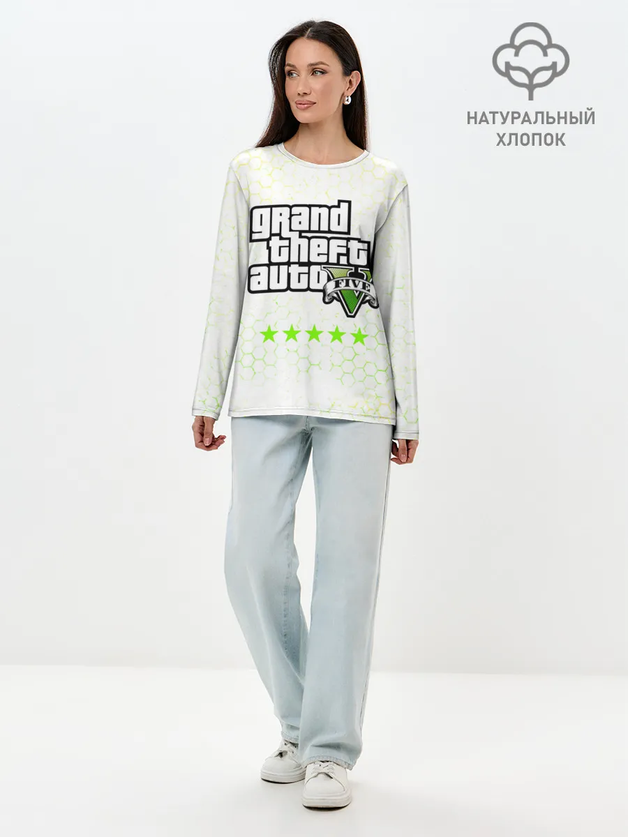 Лонгслив женский. Хлопок / GTA 5 / ГТА 5