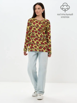 Лонгслив женский. Хлопок / ПРАВИЛЬНОЕ ПИТАНИЕ