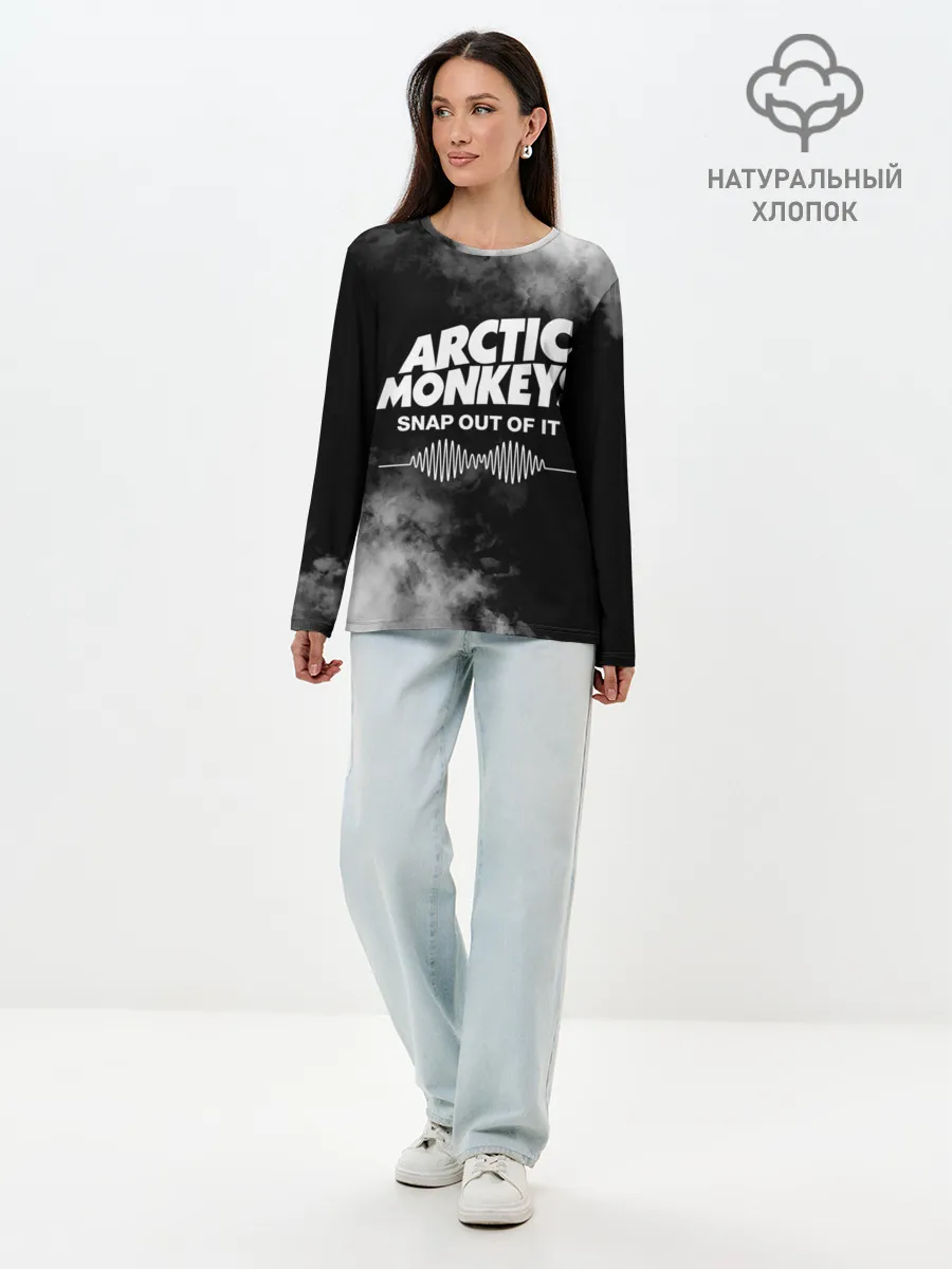 Лонгслив женский. Хлопок / Arctic Monkeys