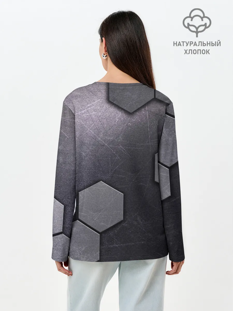 Лонгслив женский. Хлопок / Android RK900