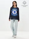 Лонгслив женский. Хлопок / Челси