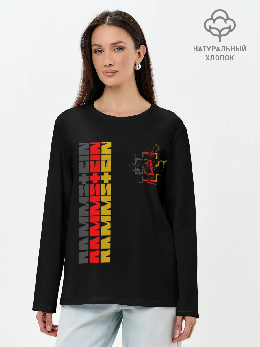 Лонгслив женский. Хлопок / RAMMSTEIN