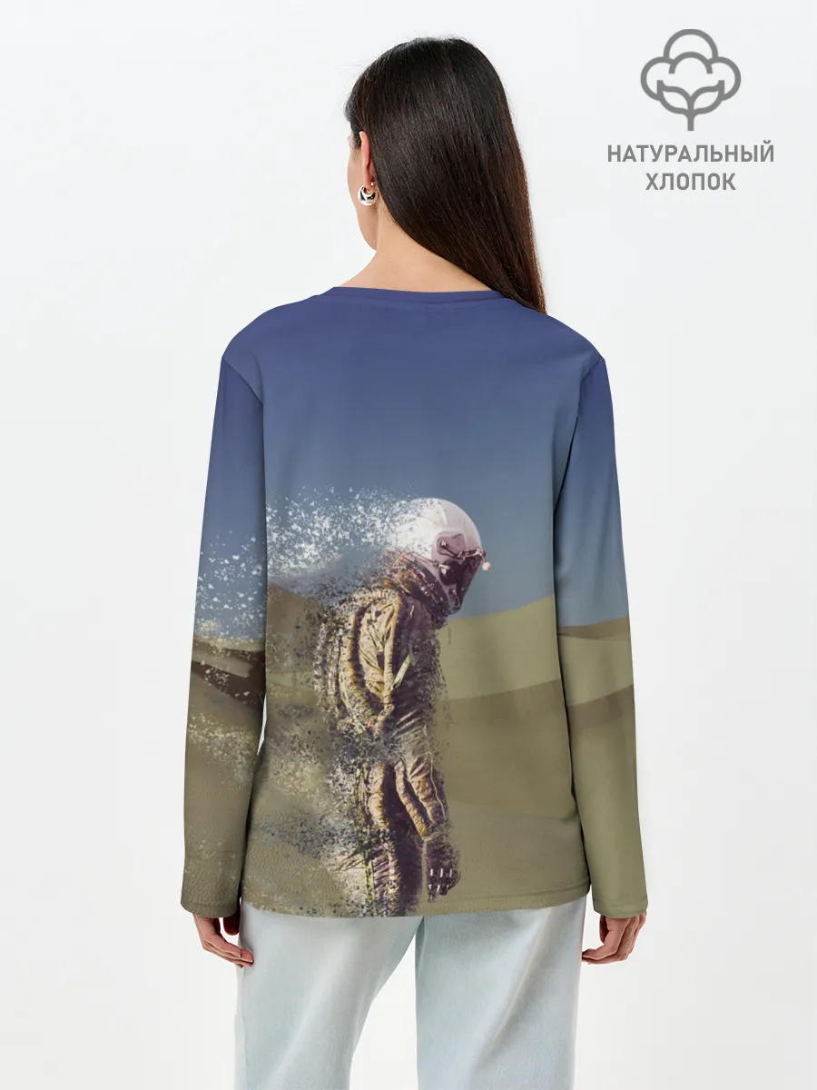 Лонгслив женский. Хлопок / Deep Purple Whoosh