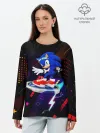 Лонгслив женский. Хлопок / Sonic | Соник