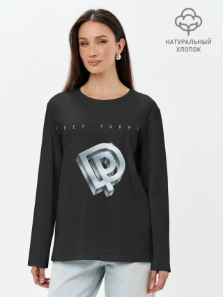 Лонгслив женский. Хлопок / Deep Purple