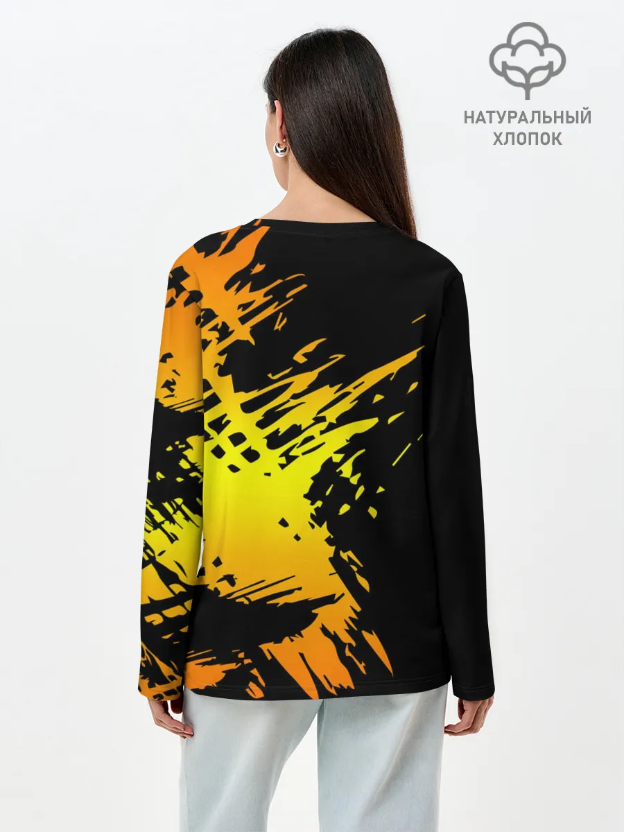 Лонгслив женский. Хлопок / Deep Purple