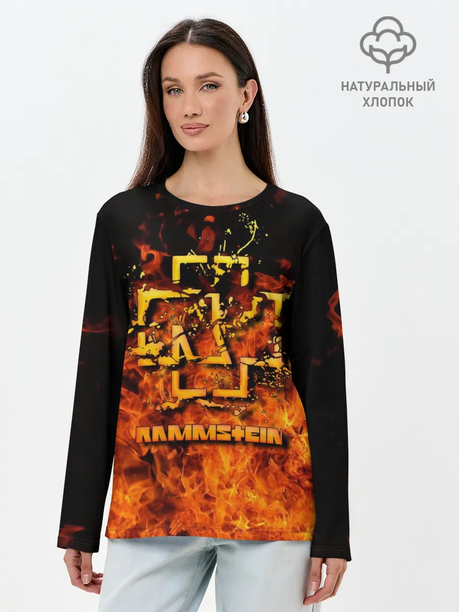 Лонгслив женский. Хлопок / RAMMSTEIN