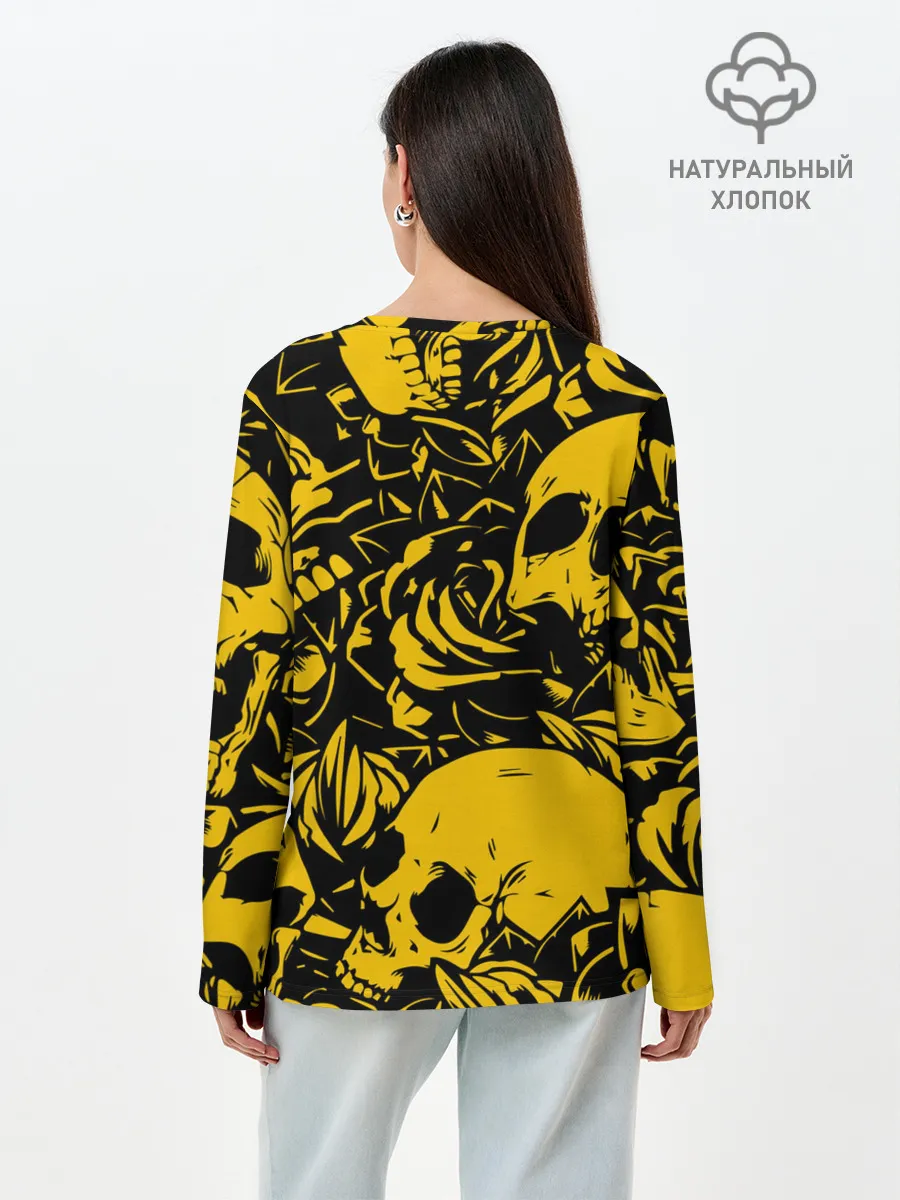 Лонгслив женский. Хлопок / Deep Purple