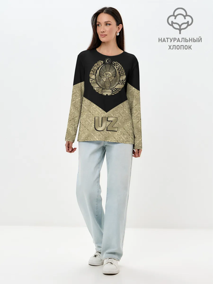 Лонгслив женский. Хлопок / Узбекистан