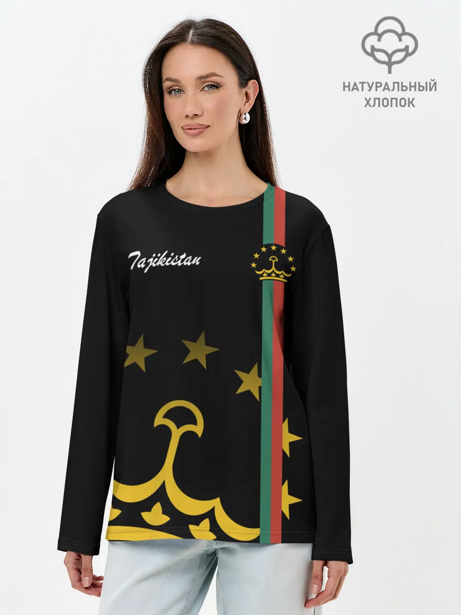 Лонгслив женский. Хлопок / Таджикистан