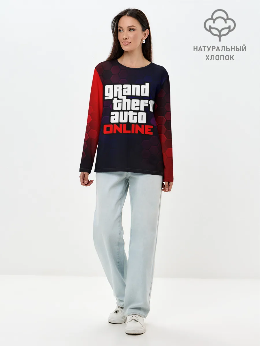 Лонгслив женский. Хлопок / GTA ONLINE / ГТА ОНЛАЙН