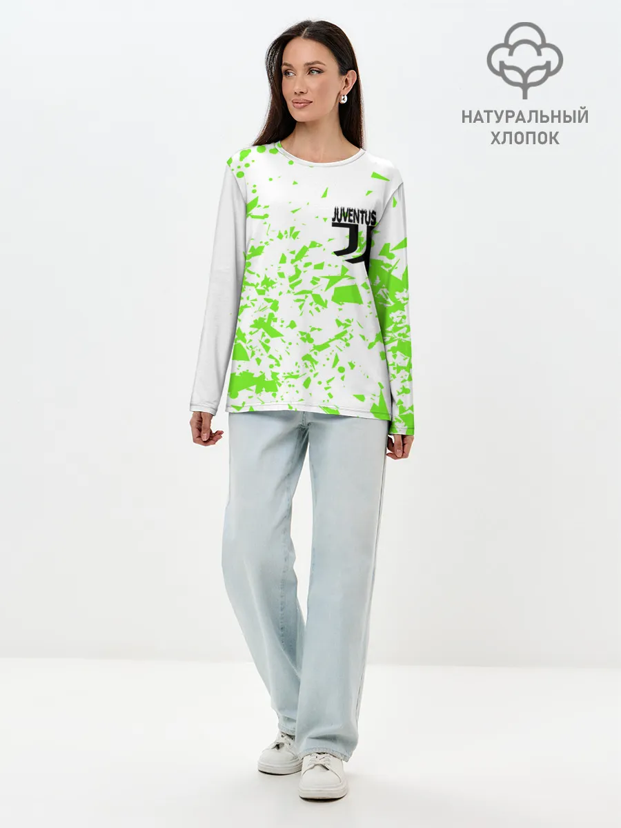 Лонгслив женский. Хлопок / JUVENTUS