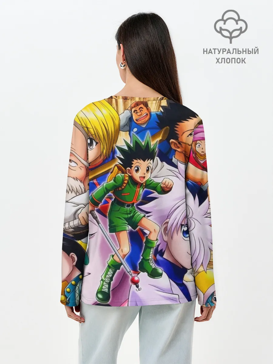 Лонгслив женский. Хлопок / Hunter/Хантер