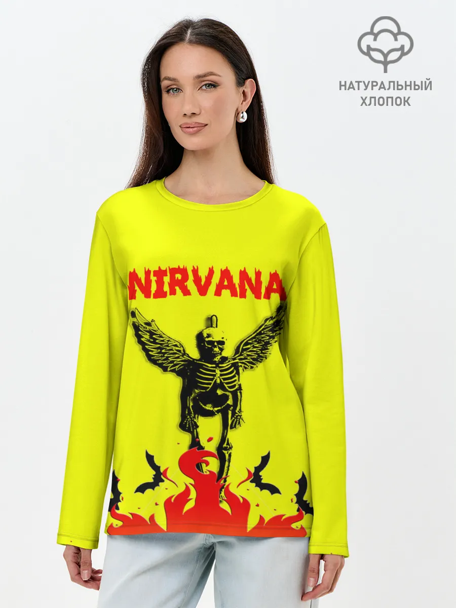 Лонгслив женский. Хлопок / NIRVANA