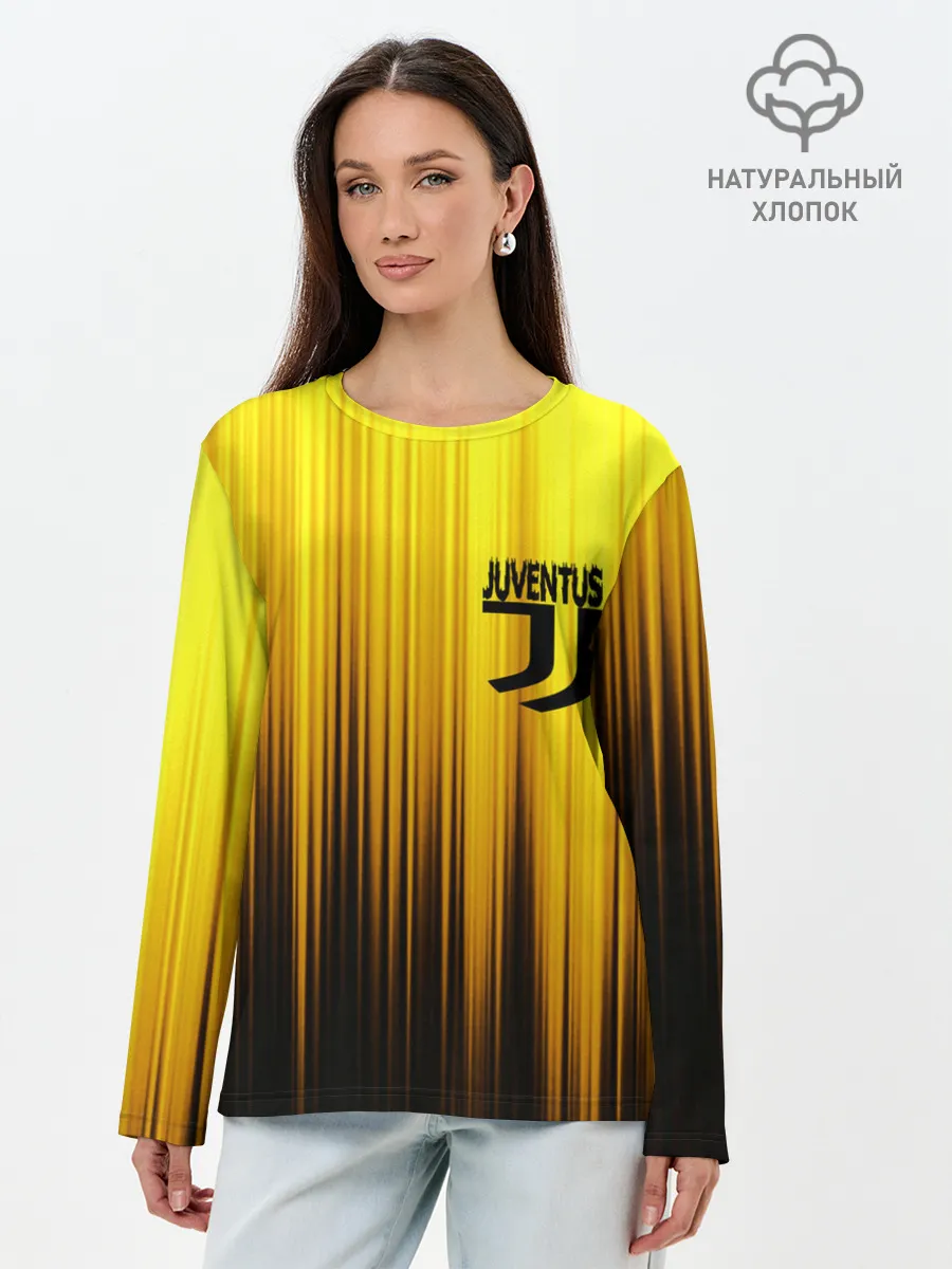 Лонгслив женский. Хлопок / JUVENTUS