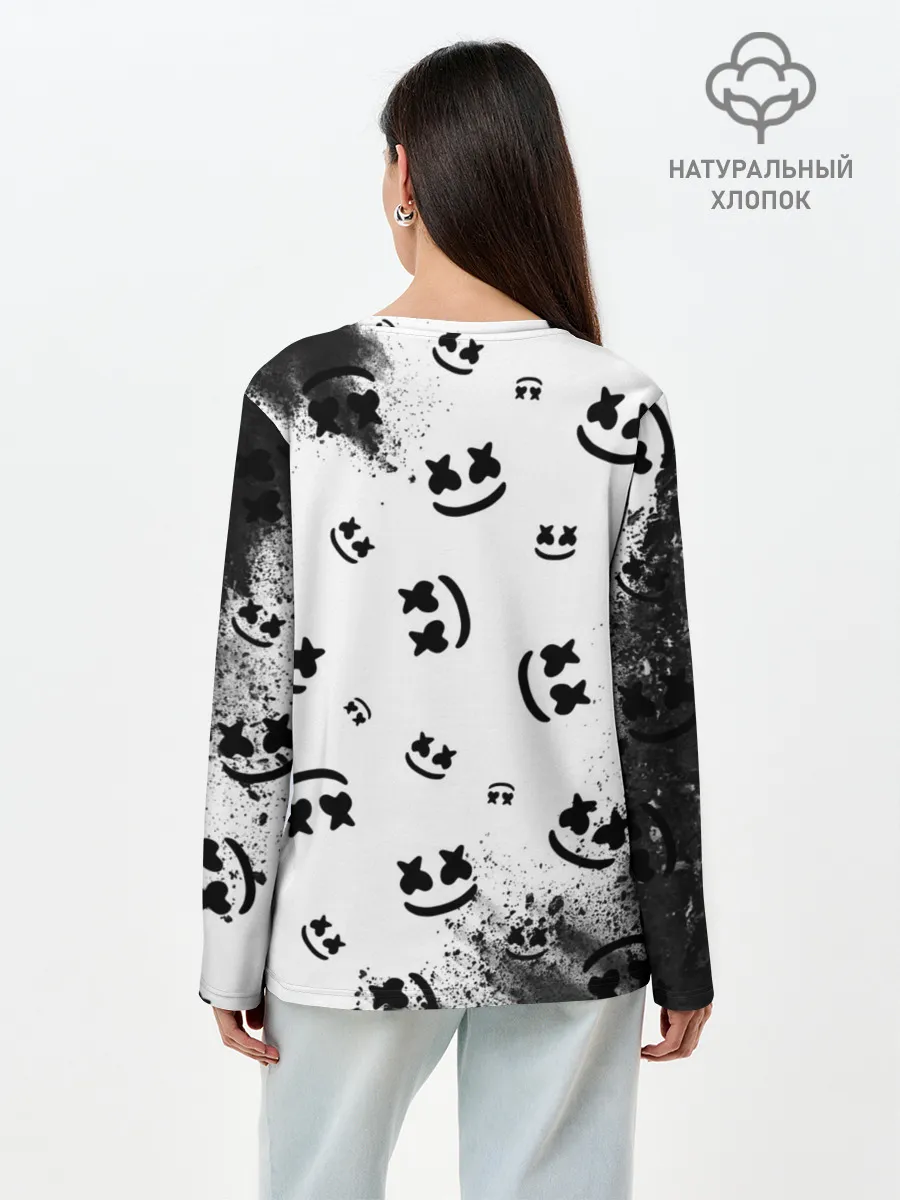 Лонгслив женский. Хлопок / MARSHMELLO / МАРШМЕЛЛОУ