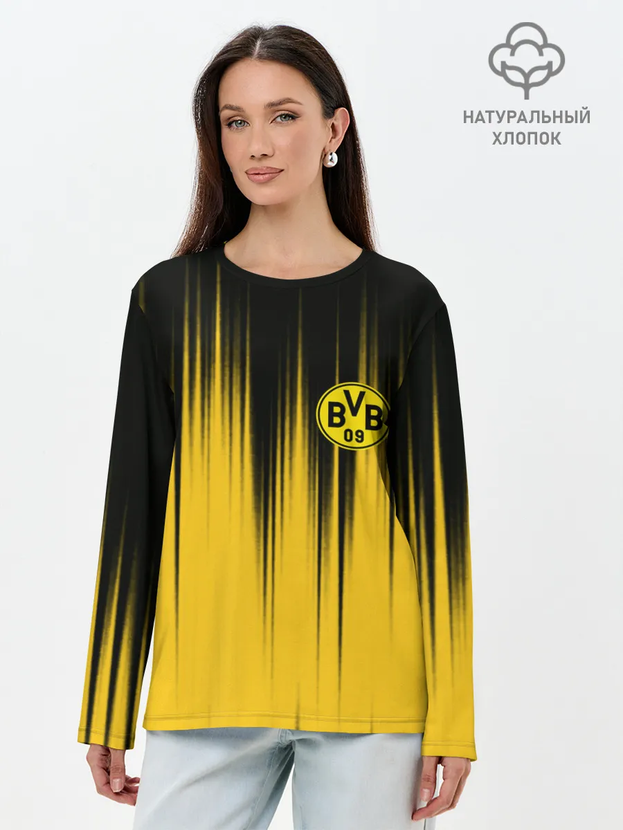 Лонгслив женский. Хлопок / Borussia