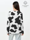 Лонгслив женский. Хлопок / COW PRINT
