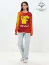 Лонгслив женский. Хлопок / ПИКАЧУ / PIKACHU