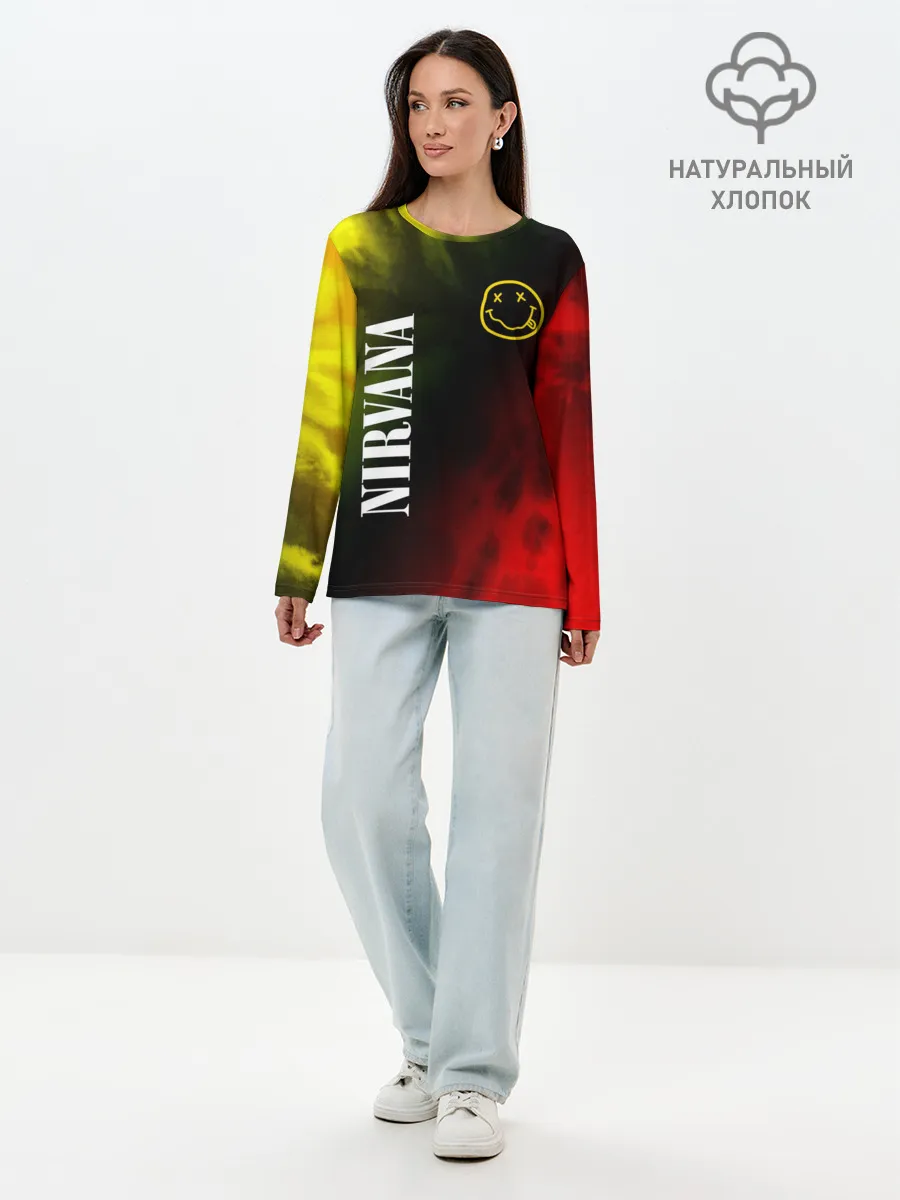 Лонгслив женский. Хлопок / NIRVANA / НИРВАНА