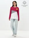 Лонгслив женский. Хлопок / AS Roma | Red Design 21/22