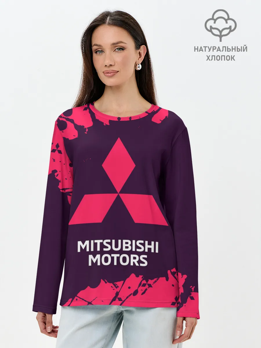 Лонгслив женский. Хлопок / MITSUBISHI / МИТСУБИСИ