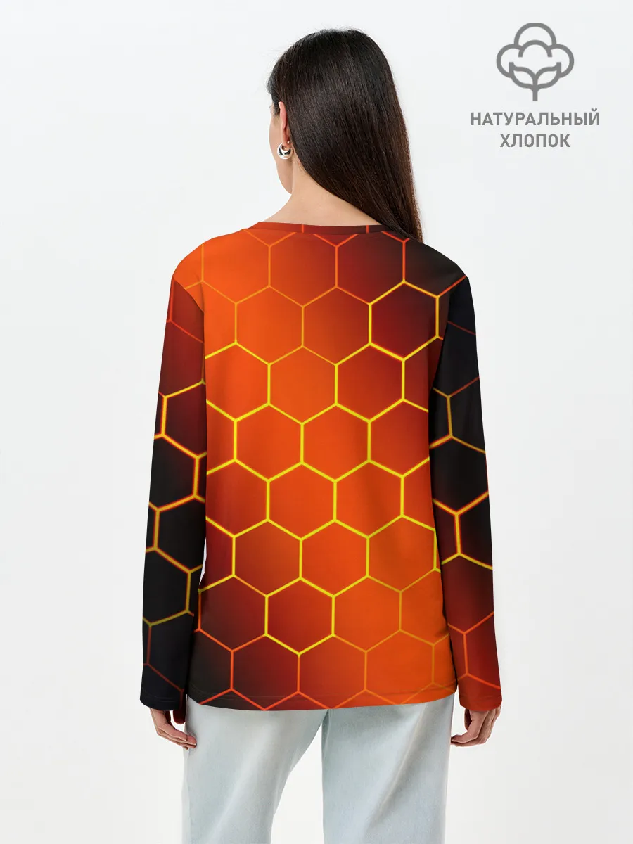 Лонгслив женский. Хлопок / CS GO | КС ГО