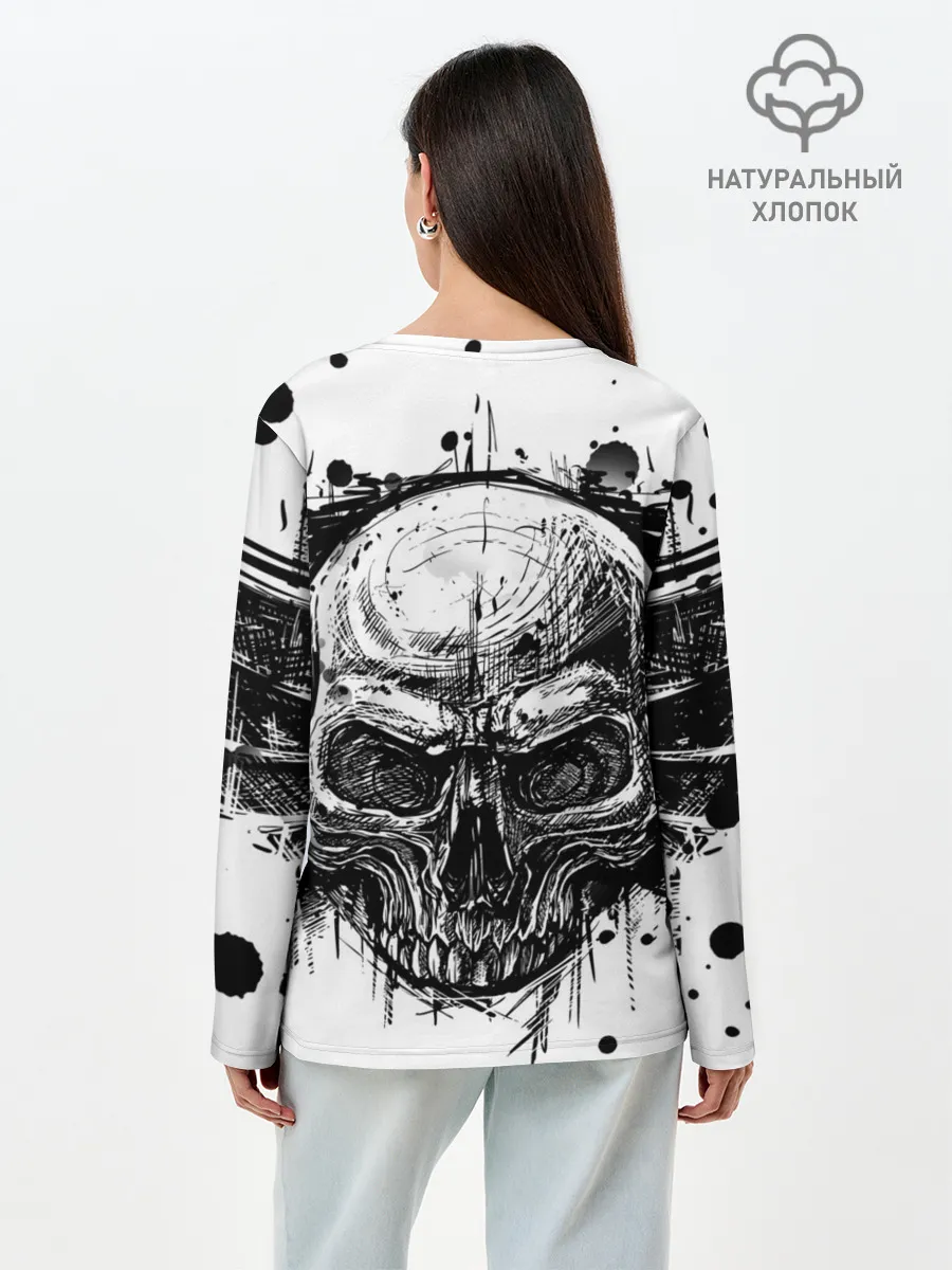 Лонгслив женский. Хлопок / Metallica