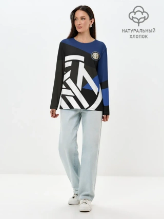 Лонгслив женский. Хлопок / INTER EXLUSIVE