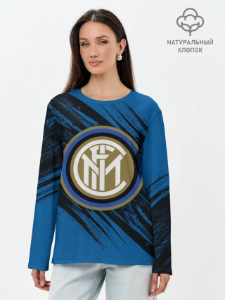Лонгслив женский. Хлопок / Inter