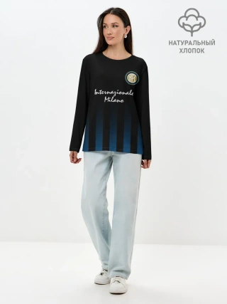 Лонгслив женский. Хлопок / ИНТЕР