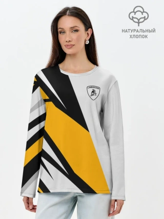 Лонгслив женский. Хлопок / Lamborghini