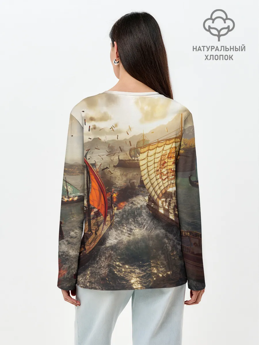 Лонгслив женский. Хлопок / ASSASSINS CREED