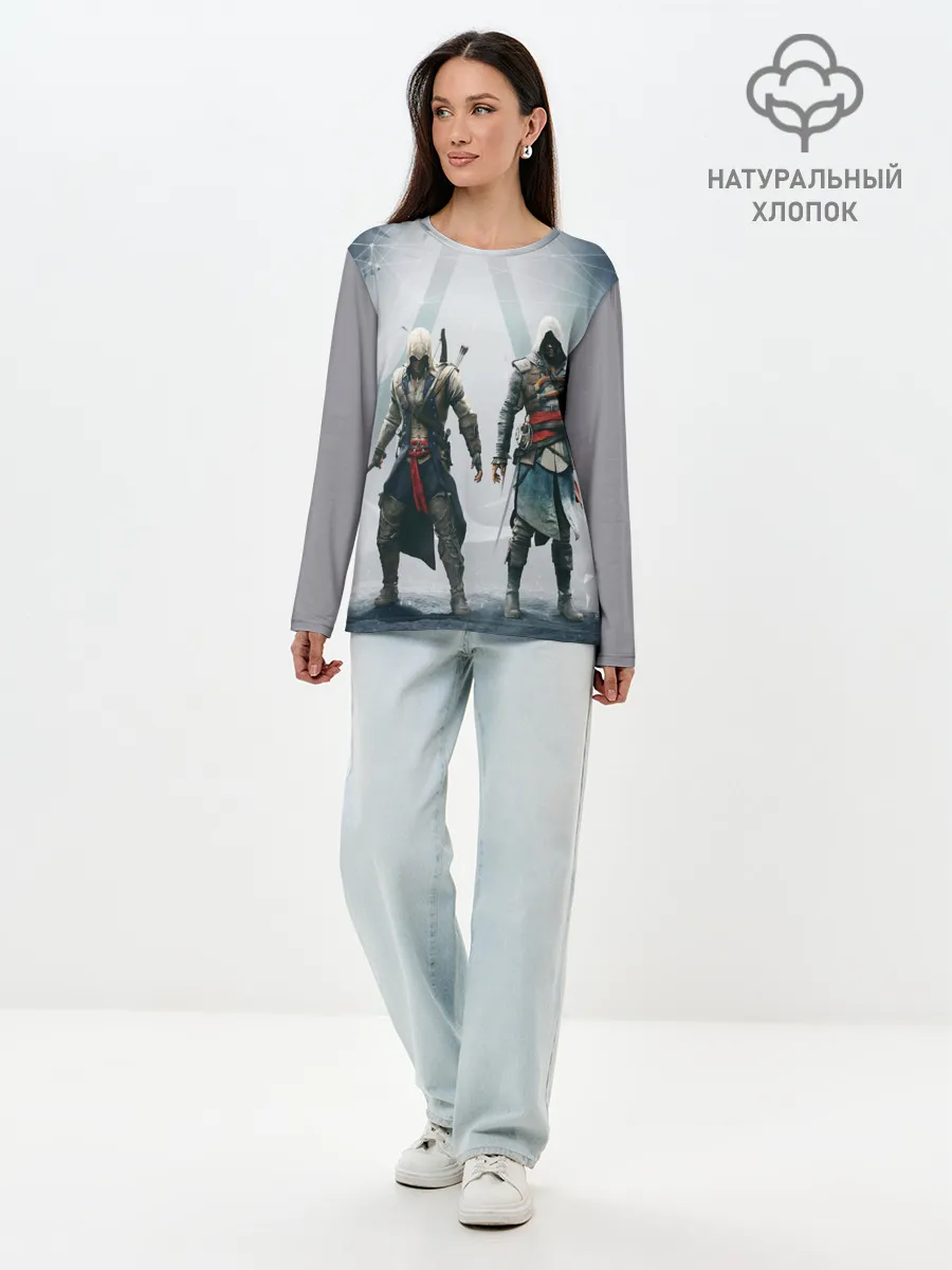 Лонгслив женский. Хлопок / ASSASSINS CREED