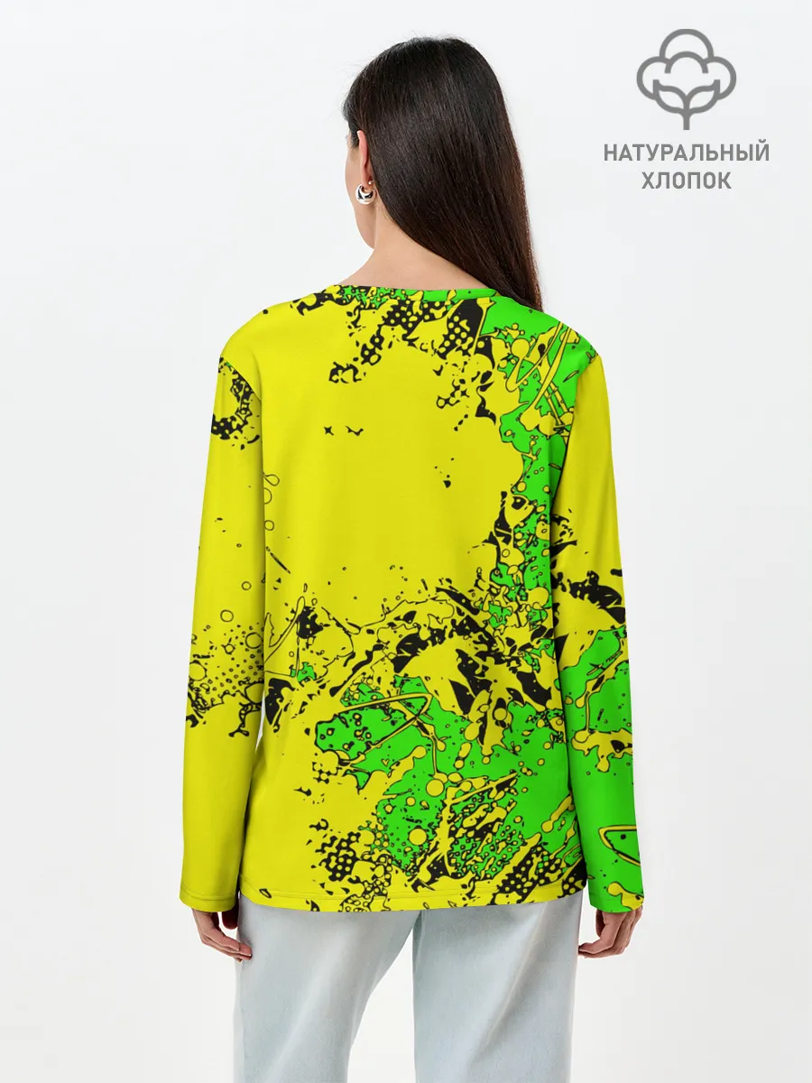 Лонгслив женский. Хлопок / Школа отстой