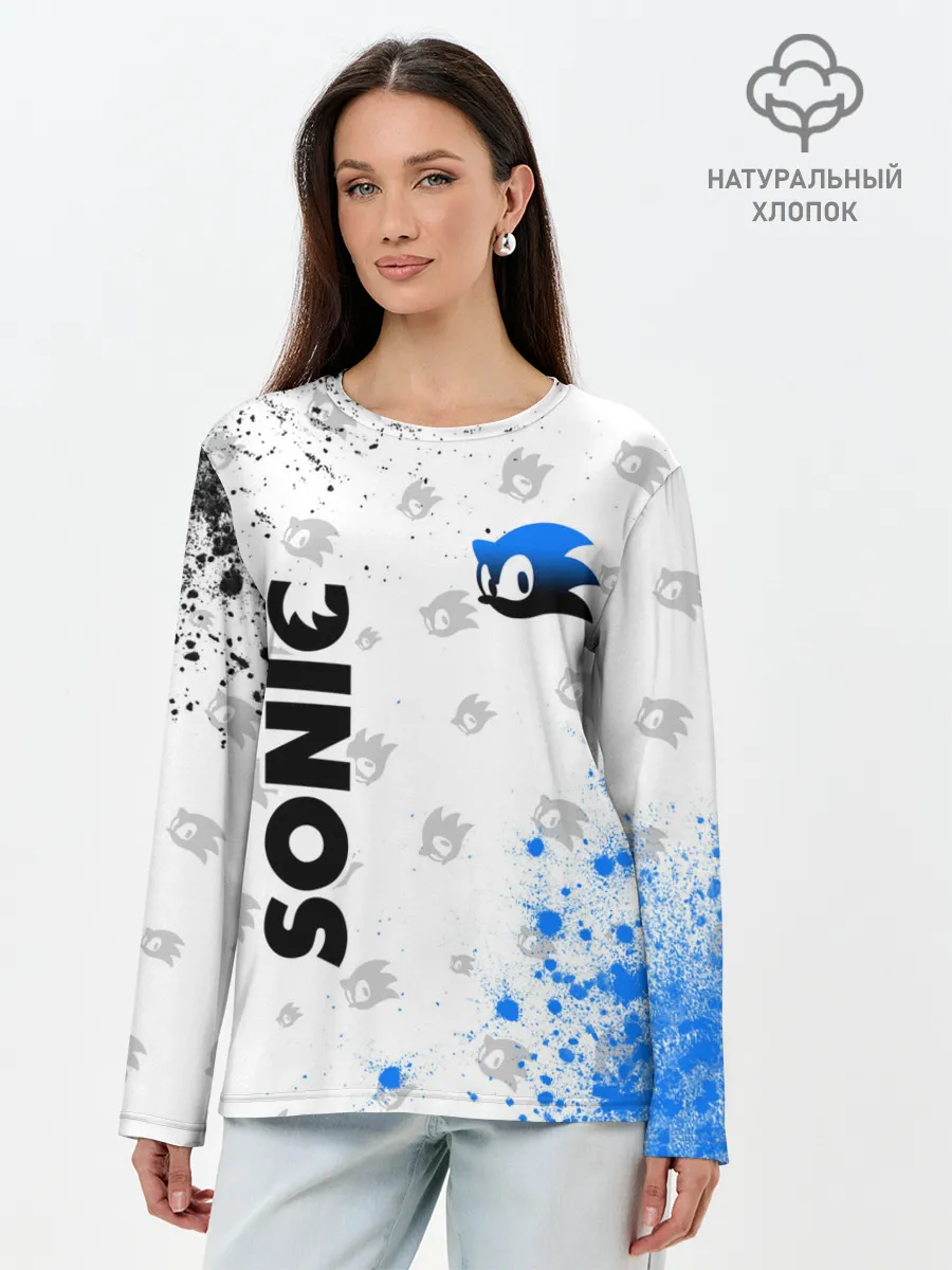 Лонгслив женский. Хлопок / СОНИК / SONIC