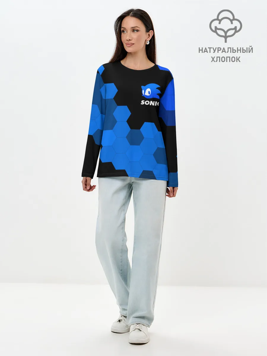 Лонгслив женский. Хлопок / СОНИК / SONIC