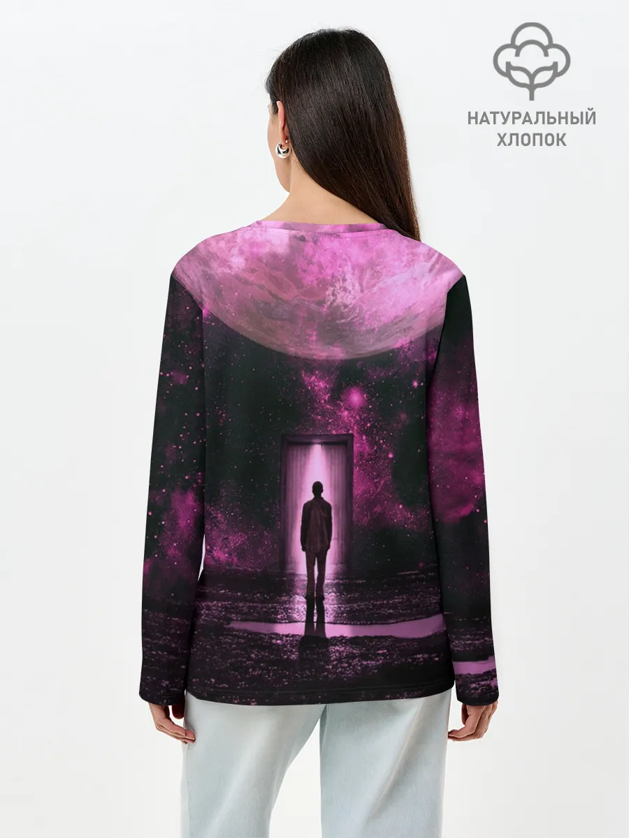 Лонгслив женский. Хлопок / Teleport
