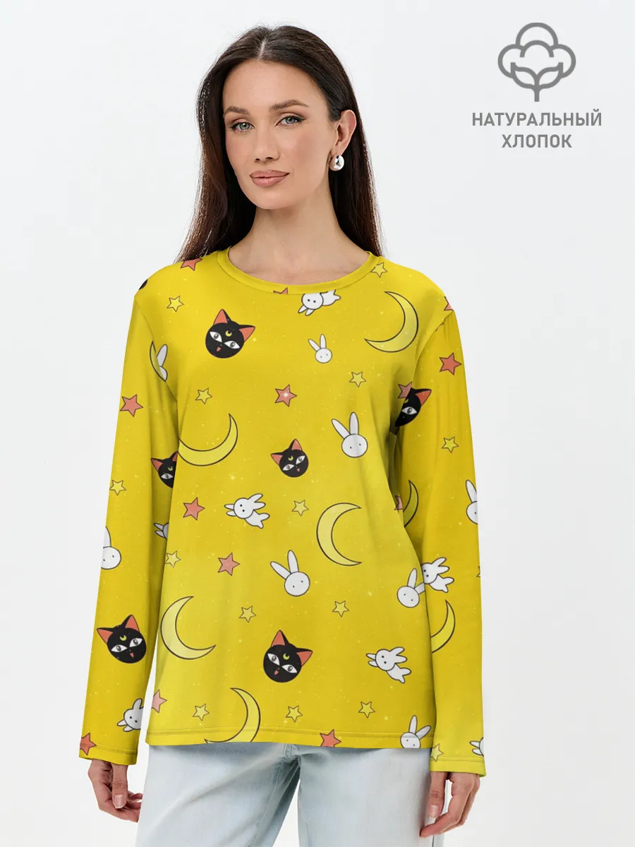 Лонгслив женский. Хлопок / СЕЙЛОР МУН