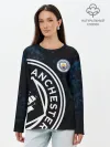 Лонгслив женский. Хлопок / Manchester City